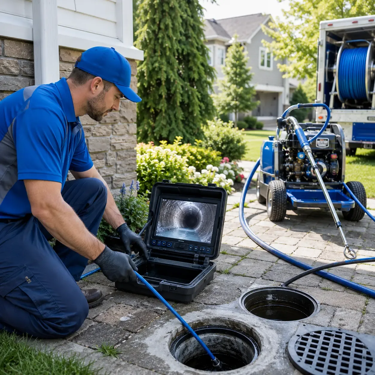 Outdoor drain cleaning professionals serving Onaka, SD